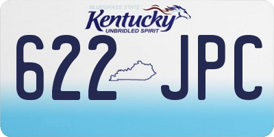 KY license plate 622JPC