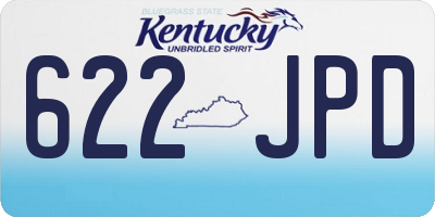 KY license plate 622JPD