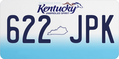 KY license plate 622JPK
