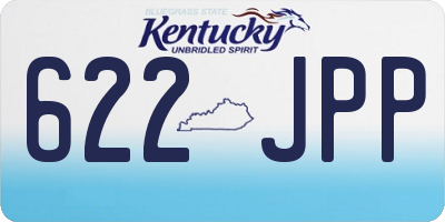 KY license plate 622JPP