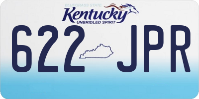 KY license plate 622JPR