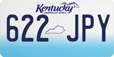 KY license plate 622JPY