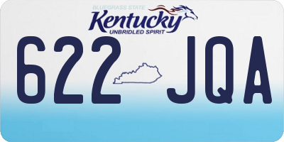 KY license plate 622JQA