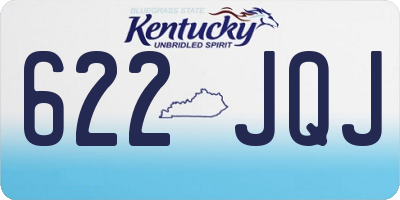 KY license plate 622JQJ