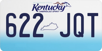 KY license plate 622JQT