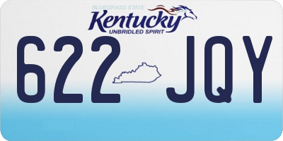 KY license plate 622JQY
