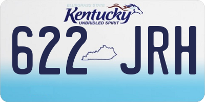 KY license plate 622JRH