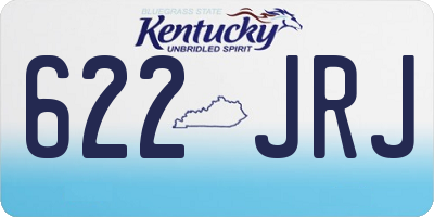 KY license plate 622JRJ