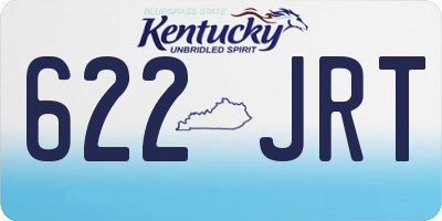 KY license plate 622JRT