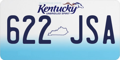 KY license plate 622JSA