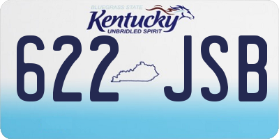 KY license plate 622JSB
