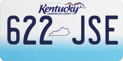 KY license plate 622JSE