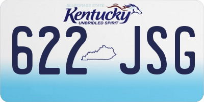 KY license plate 622JSG