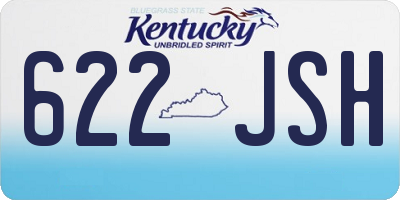 KY license plate 622JSH
