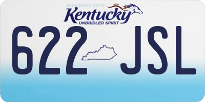 KY license plate 622JSL