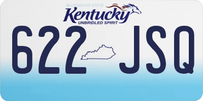 KY license plate 622JSQ