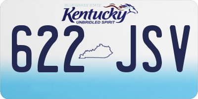 KY license plate 622JSV