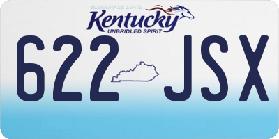 KY license plate 622JSX