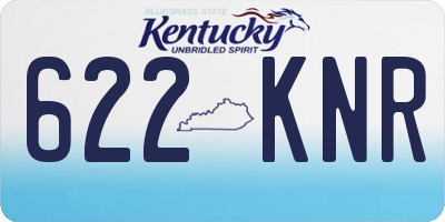 KY license plate 622KNR