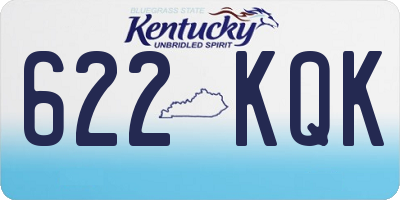 KY license plate 622KQK