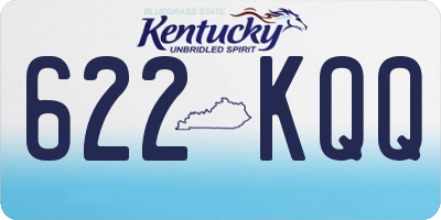 KY license plate 622KQQ
