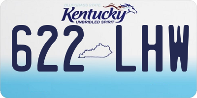 KY license plate 622LHW