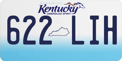 KY license plate 622LIH