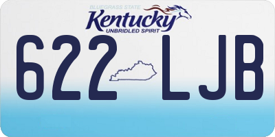 KY license plate 622LJB