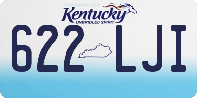 KY license plate 622LJI