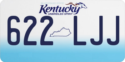 KY license plate 622LJJ