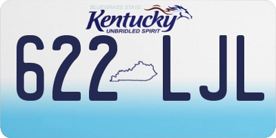 KY license plate 622LJL