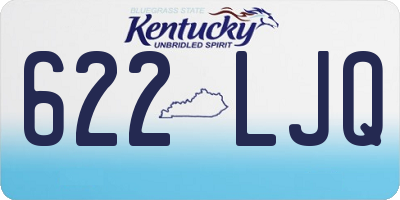 KY license plate 622LJQ
