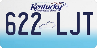 KY license plate 622LJT