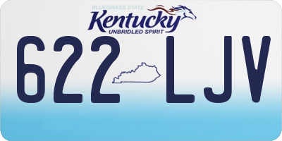 KY license plate 622LJV