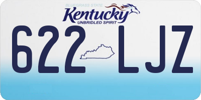 KY license plate 622LJZ