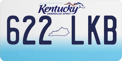 KY license plate 622LKB
