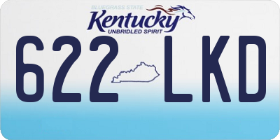 KY license plate 622LKD
