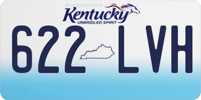 KY license plate 622LVH