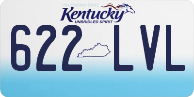 KY license plate 622LVL