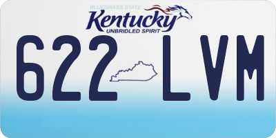 KY license plate 622LVM