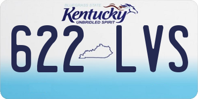 KY license plate 622LVS