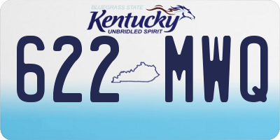 KY license plate 622MWQ