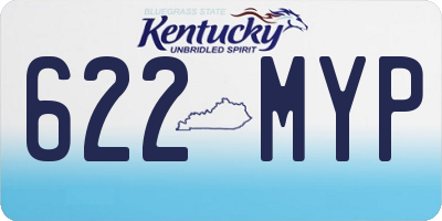 KY license plate 622MYP