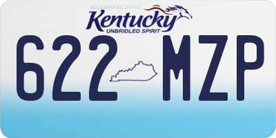 KY license plate 622MZP