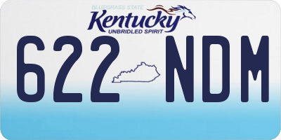 KY license plate 622NDM