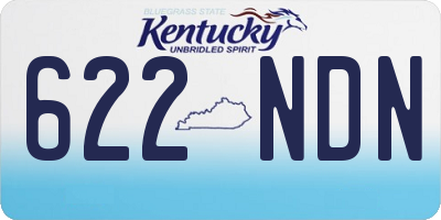 KY license plate 622NDN