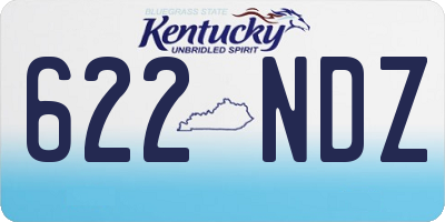 KY license plate 622NDZ