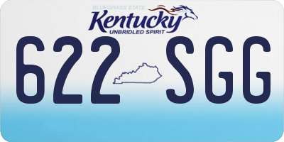 KY license plate 622SGG