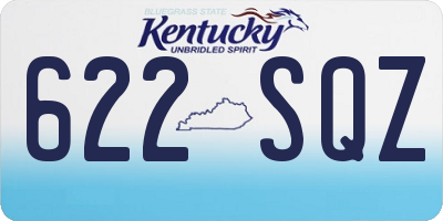 KY license plate 622SQZ