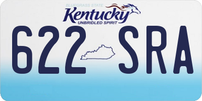 KY license plate 622SRA